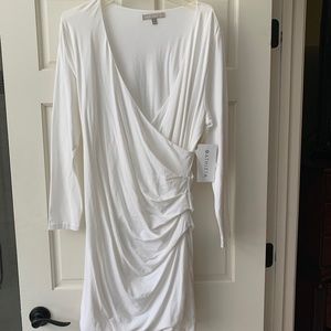 Athleta white dress, size XL, tags on, long sleeve